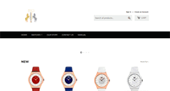 Desktop Screenshot of jivagowatches.com
