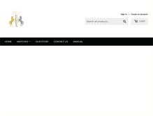 Tablet Screenshot of jivagowatches.com